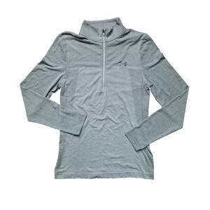 Under Armour Sweater Men S Gray HeatGear ¼ Zip Pullover